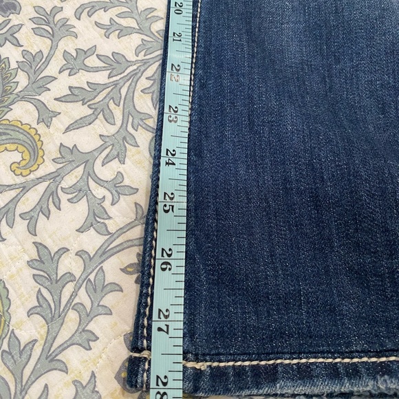 Miss me jeans boot cut hemmed short bling pockets sequins 29 - Picture 12 of 13